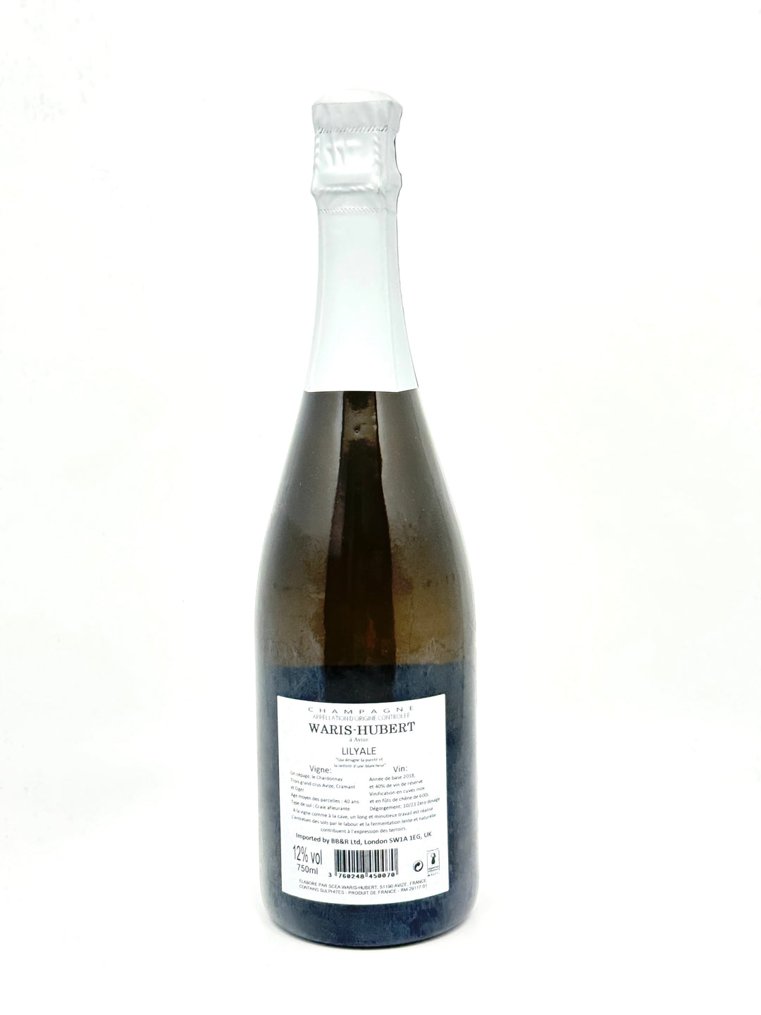 Champagne Waris Hubert, Lilyale, Blanc de Blancs, Grand Cru, Zero Dosage, 75cl