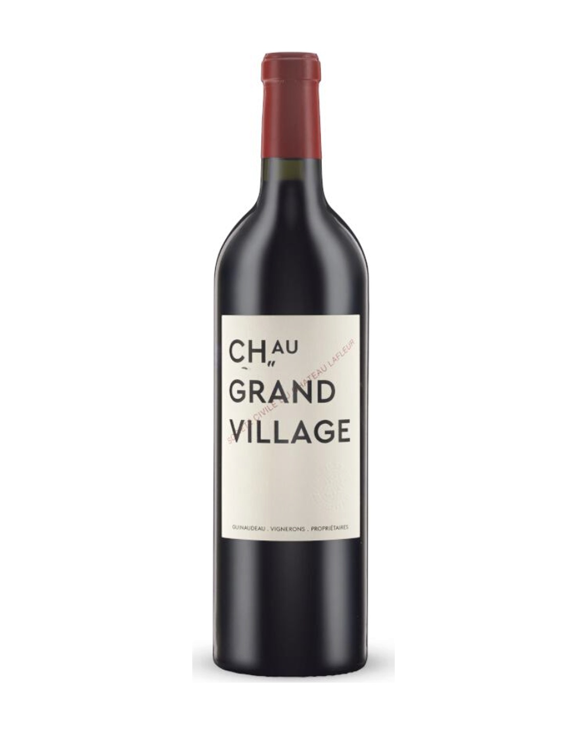 Bottle photograph of Château Grand Village Rouge 2023, Bordeaux Supérieur