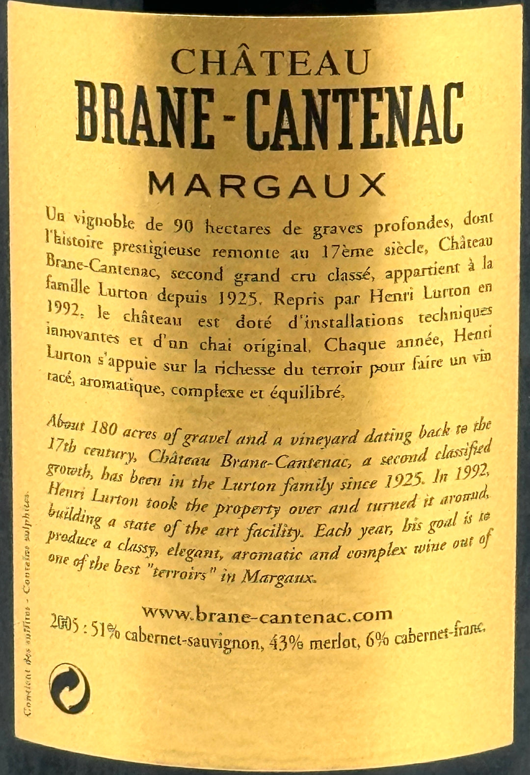 2005 Chateau Brane-Cantenac