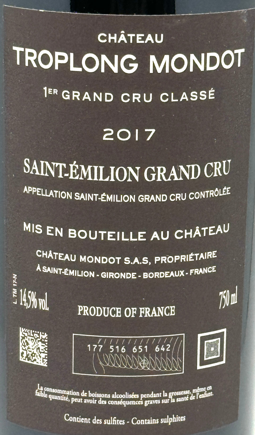 2017 Chateau Troplong Mondot