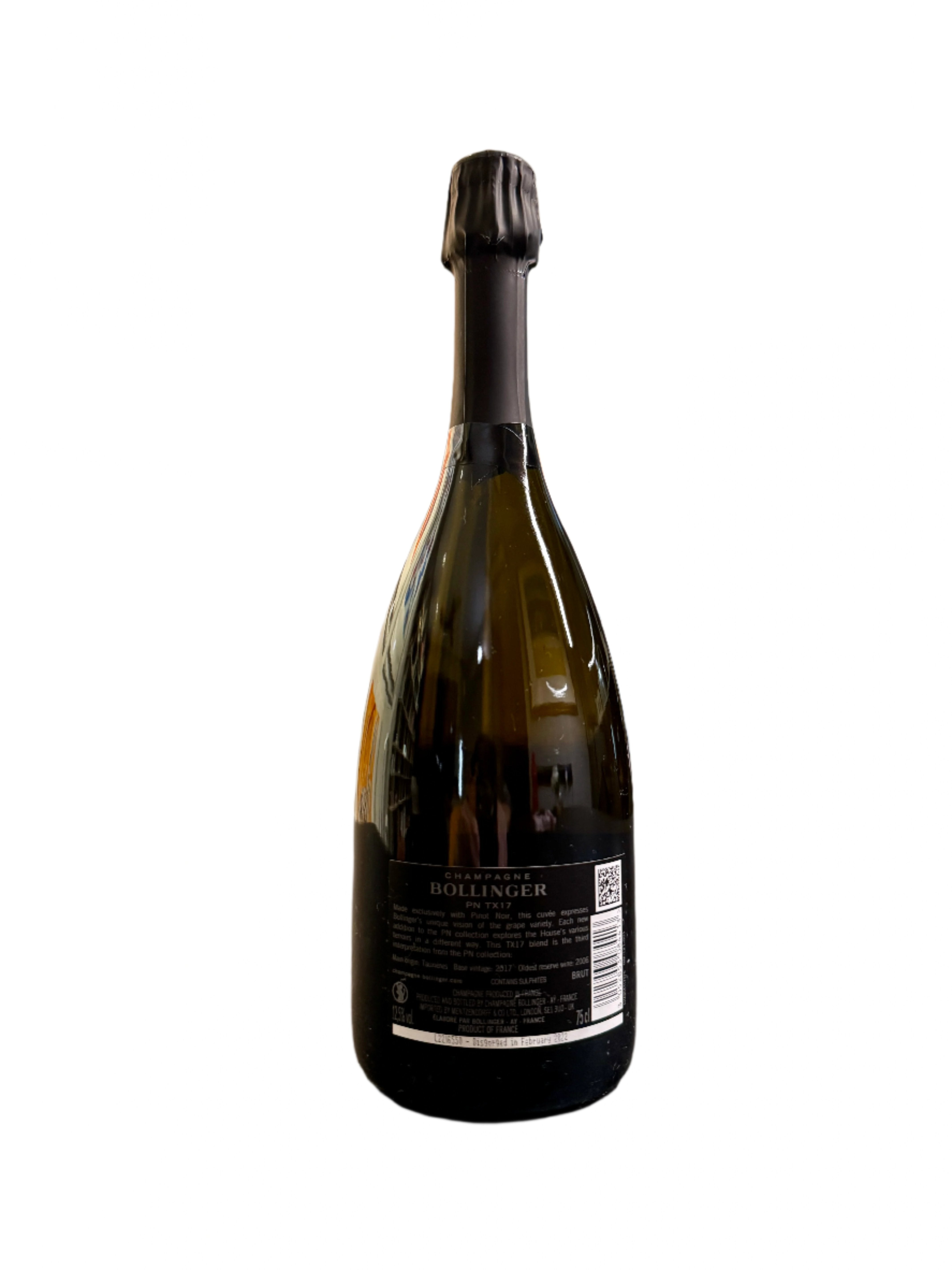 2017 Champagne Bollinger, PN TX17, Brut, 75mi – cellarmonster
